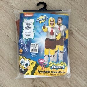 BRAND NEW SPONGE BOB SQAURE PANTS COSTUME!  LQQK!   ADULT